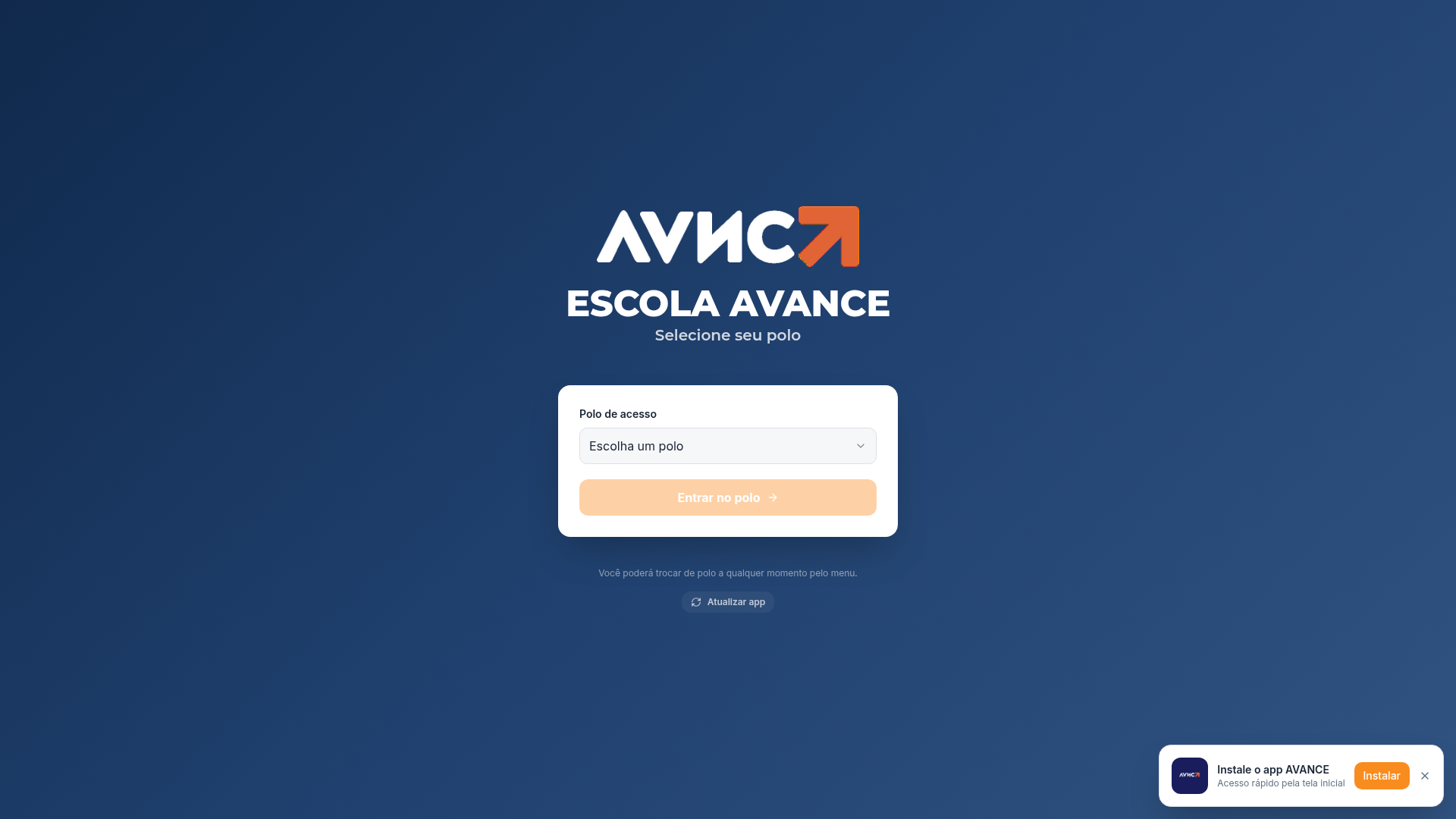 Site Escola Avance