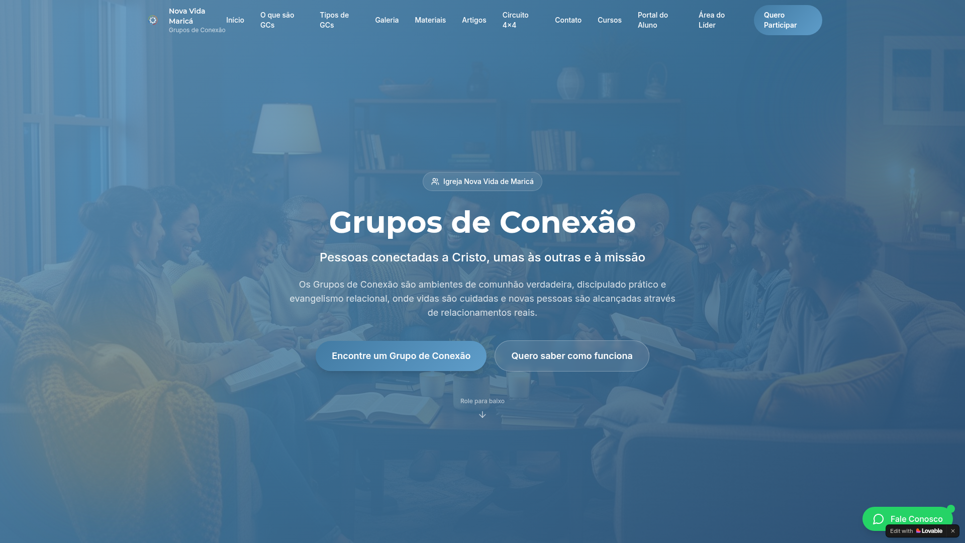 Site GCs — Nova Vida Maricá