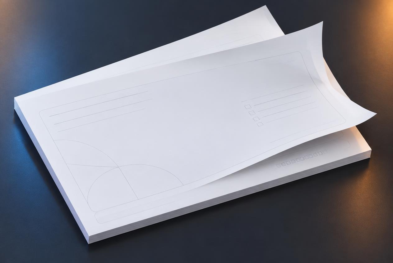 Bloco 20x15 — Papel normal — 1 ou 2 vias com numeração