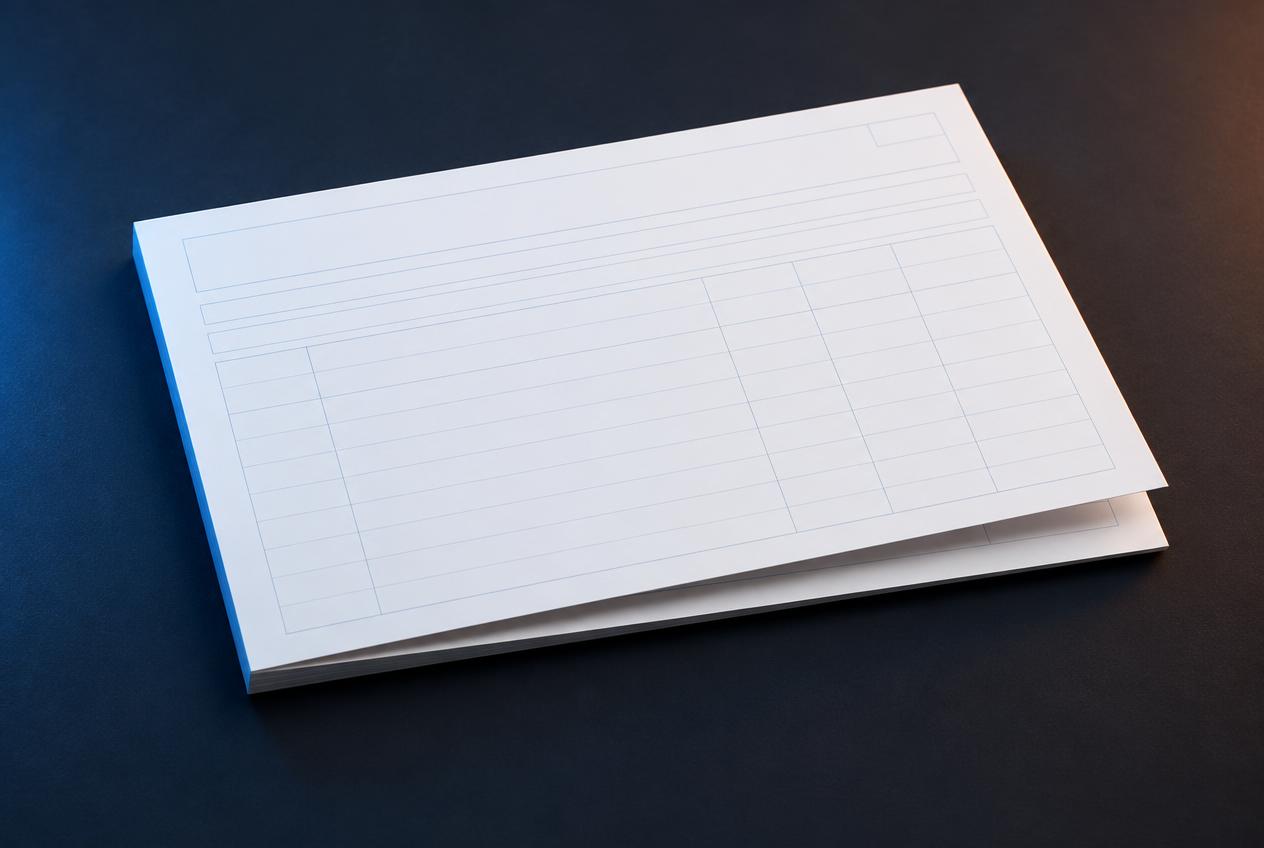 Bloco 20x15 — Papel normal — 1 ou 2 vias sem numeração